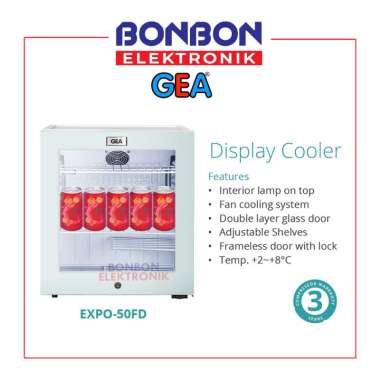 GEA Mini Showcase Display Cooler EXPO-50 / EXPO-50FD Showcase Minuman