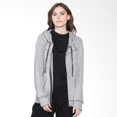 Danskin Now Hoodie Jacket Wanita - Light Grey