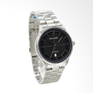 Balmer Jam Tangan Pria - Silver Hitam B.7961MS