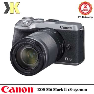 Canon EOS M6 Mark II with EF-M 18-150mm Kamera Mirrorless - Black  silver