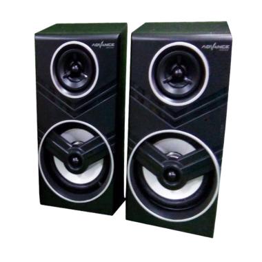 Advance Speaker Duo - 080 With Volume Control - Hitam