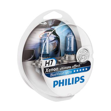 PHILIPS BLUE VISION ULTRA H7 (4000K) - LAMPU HALOGEN