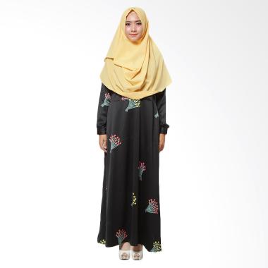 SOFEYA Almeera Syar'i Gamis Ibu Menyusui - Black