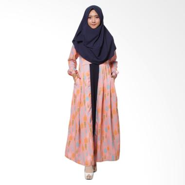 SOFEYA Zahira Syar'i Gamis Ibu Menyusui - Pink