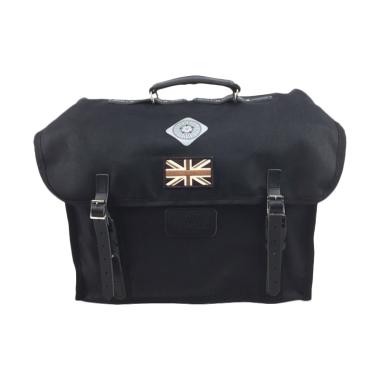 CARRADICE City Folder Bag Tas Seped ... Black Union Jack [Size M]
