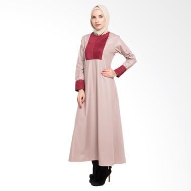Allev Maimana Abaya Baju Muslim - Cream