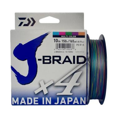 Daiwa J-Braid X4 Senar Pancing PE 10 lb
