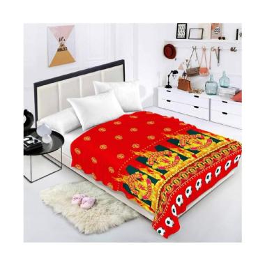 Home-Klik Motif Manchester United Selimut Bulu