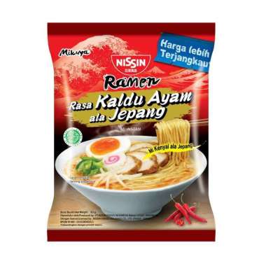 Promo Harga Nissin Mikuya Ramen Instan Noodles Kaldu Ayam Ala Jepang 83 gr - Blibli