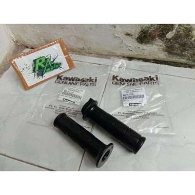 Handfat Kaze Handgrip Kaze Original Kawasaki Sett Kanan Kiri  BLACK