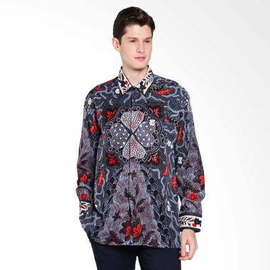 Batik Arjunaweda Men Dobby Gunungan ... Pria - Abu-abu [68028018]