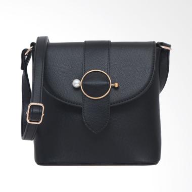 Lorica by Elizabeth Venzella Sling Bag Wanita - Hitam