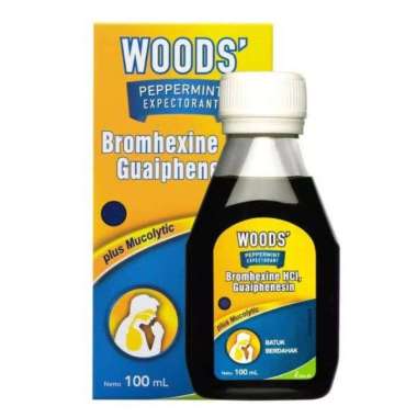 Woods Peppermint Expectorant untuk Meredakan Batuk Berdahak (60 ml)