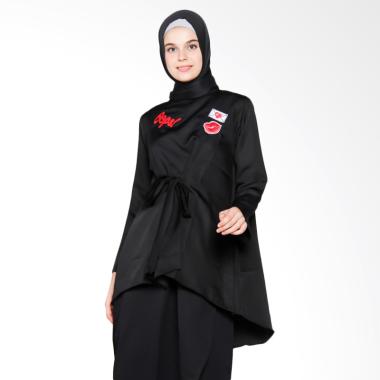 Covering Story Andhika Top Oops Blouse Muslim - Black