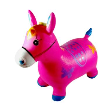 HAB Jumping Animal Sound & Light Mainan Anak - Pink
