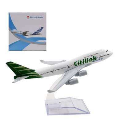 Diecast Pesawat terbang Citilink Garuda Boeing 747 B747 Aircraft