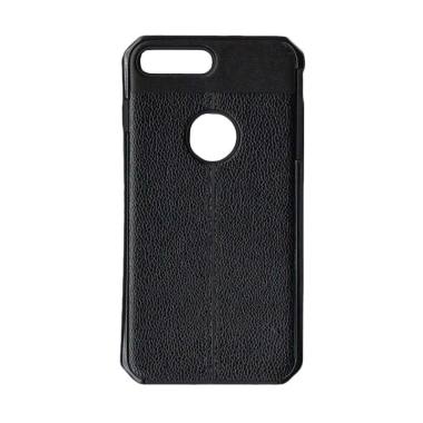 LOLLYPOP Leather Premium Casing for Iphone 8 Plus - Black