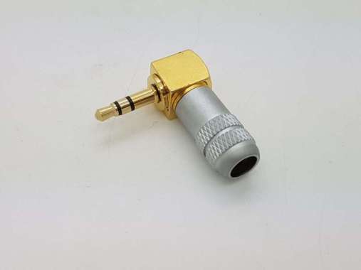 jack mini stereo male 3.5mm GOLD Model L gold