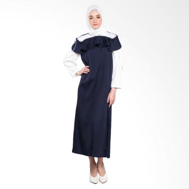 Covering Story D Agnica Long Dress Muslim - Navy