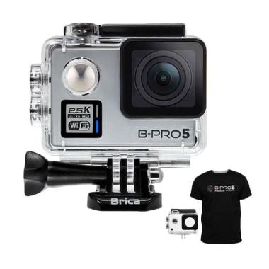Brica B-PRO 5 Alpha Plus Edition V2 ... a - Silver + Free T-Shirt