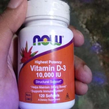 Now Foods Vitamin D3 10.000IU 120 Softgels Vitamin D3 Now 10000 IU