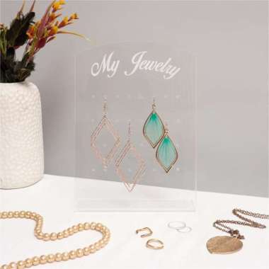 TEMPAT ANTING AKRILIK NAMA - DISPLAY ANTING - ACRYLIC EARING DISPLAY