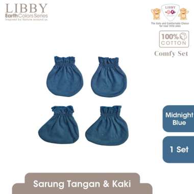 LIBBY Sarung Tangan & Kaki Karet Libby Earth Comfy Set (1pcs/set) Midnight Blue