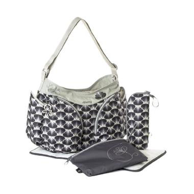Okiedog Mondo Blossoms Tas Bayi - Grey