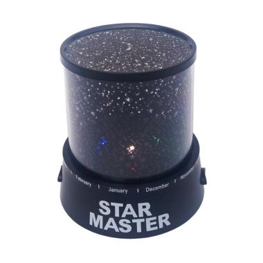 STAR MASTER Lampu Tidur Proyektor - Hitam