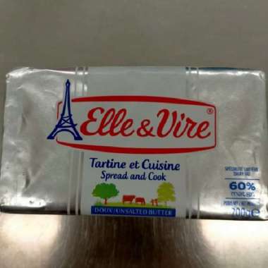Elle & Vire Unsalted Butter 200gr