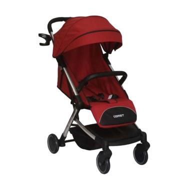 Pliko 629 AL Coast Kereta Dorong Bayi - Red