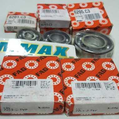 Bearing 7205 B Tvp X-Life C3 Ratio FAG Kruk As Satria Ru 120 120R 2T Full Set Hi Speed Fulset Fullse