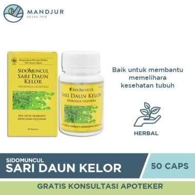 Sido Muncul Sari Daun Kelor 50 Kapsul - Memelihara Kesehatan Tubuh