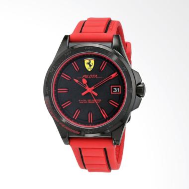 Ferrari PILOTA Collection Jam Tangan Pria - Red Black [0830424] Red Black