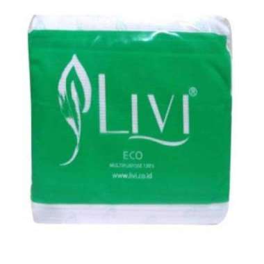 Tisu Livi 150 Kecil Tisu Livi Eco Multi Purpose 150’s Putih
