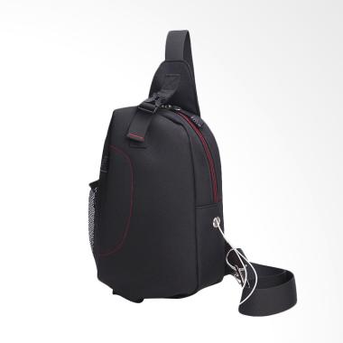 Arctic Hunter Tas Selempang Pria - Black [A0083]
