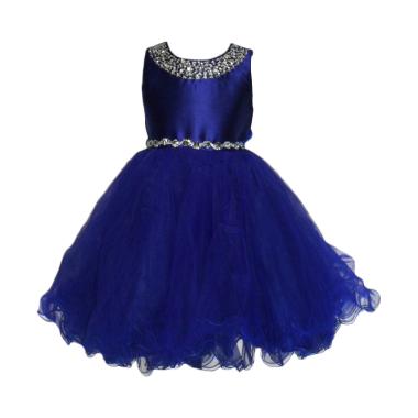 VERINA BABY Tutu Variasi Sequin Dress Pesta Anak - Biru