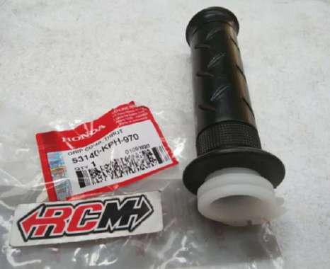 53140-KPH-970 HAND GRIP HANDFAT SLONGSONG GAS CBR 150R 150 R CBU REVO LAMA KARISMA SUPRA X 125 SUPRA-X KPH KANAN RIGHT ORI ORIGINAL HONDA AHM ASLI