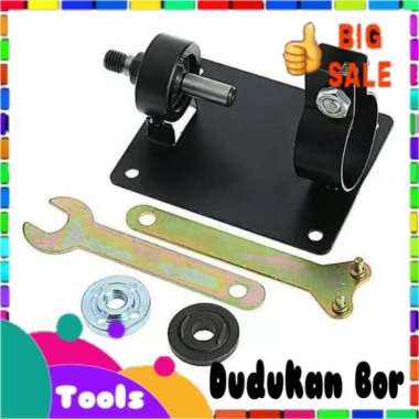 DUDUKAN BOR ADAPTOR STAND HOLDER PORTABLE CIRCULAR SAW BOR MEJA hitam