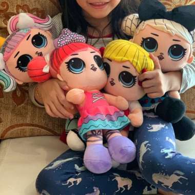 BONEKA LOL 3D - unik murah lucu bagus unicorn bunny hop baru squishy
