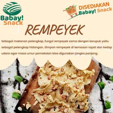 Rempeyek / Peyek Udang Rebon 5 Liter