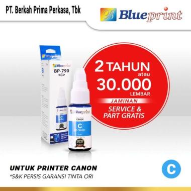 BLUEPRINT Tinta Canon 790 Refill For Printer Canon IP2770 MG2570 E410 70 ML - Warna Biru