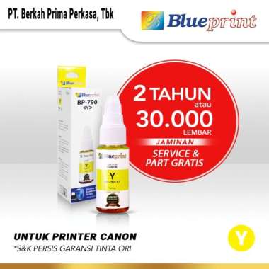 BLUEPRINT Tinta Canon 790 Refill For Printer Canon IP2770 MG2570 E410 70 ML - Warna Kuning