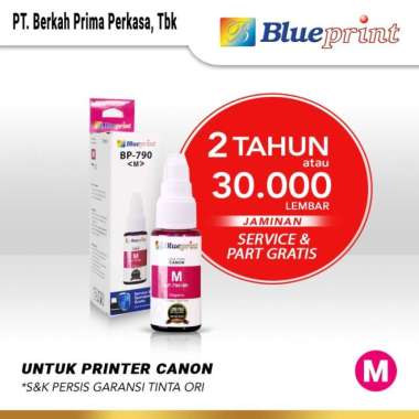 BLUEPRINT Tinta Canon 790 Refill For Printer Canon IP2770 MG2570 E410 70 ML - Warna Merah