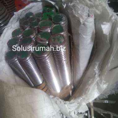 AS DRAT FULL SS M12 STAINLESS AS BAUT STUDBOLT 12MM PERCM