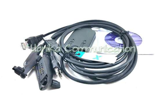 Kabel Program HT Rig Radio Motorola Lengkap USB RPCM5XU dan CD Driver