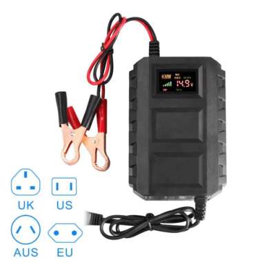 Charger Aki 20A 12V Mobil Motor LCD Smart Casan Cas Accu Basah Kering