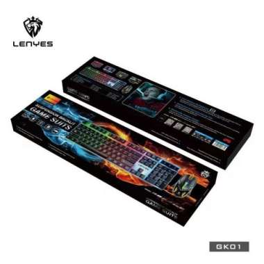 Lenyes Mouse Keyboard Gaming LED RGB Lenyes GK-01