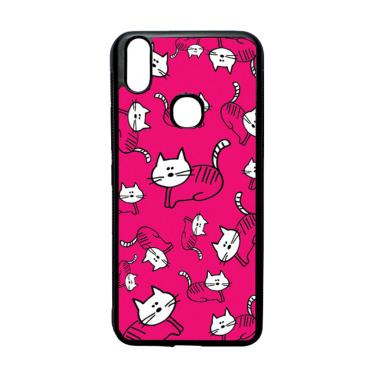 Heavencase Motif Kucing Lucu 02 Softcase Casing For Vivo V9 Hitam