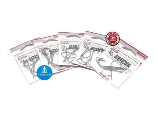 Mata Kail Pancing Stainless Steel Maguro Barracuda No 3/0 isi 5kail asli original jepang grosir BB02